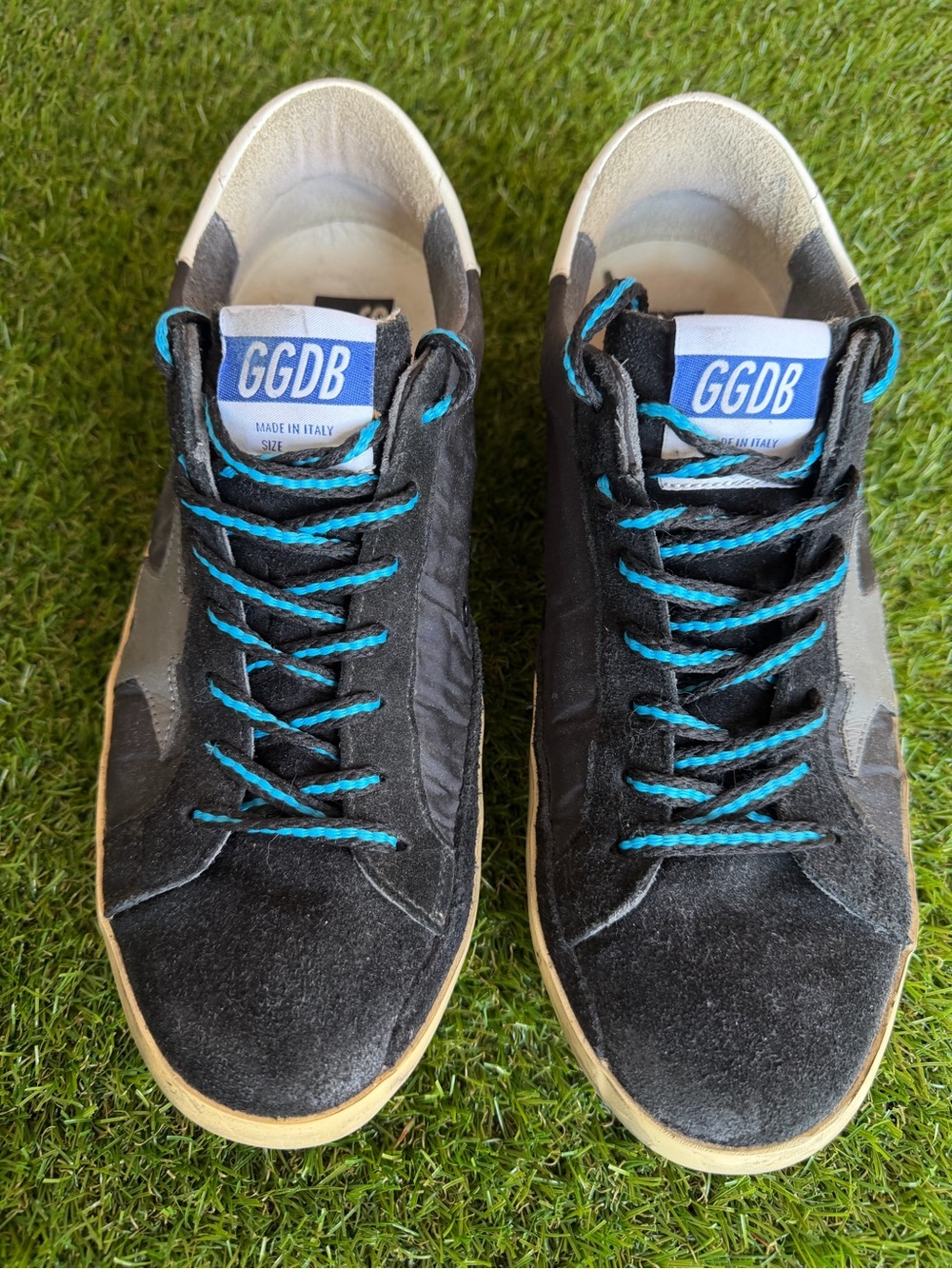 Golden Goose Superstar Size 41 men’s Black Suede Low-Top Sneakers